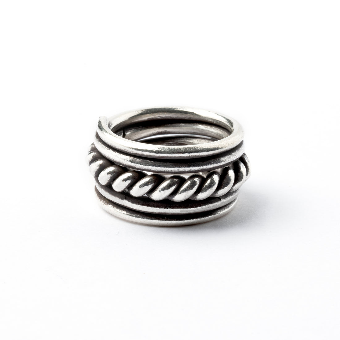 Silver Well Ring frontal view