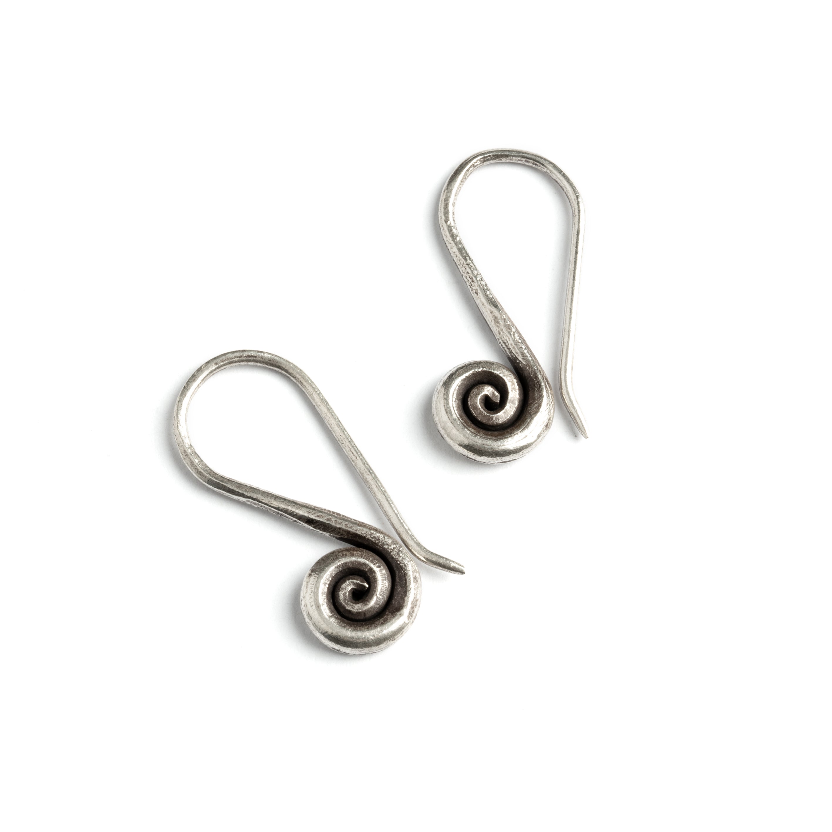 Tribal Silver Small Spirals frontal view