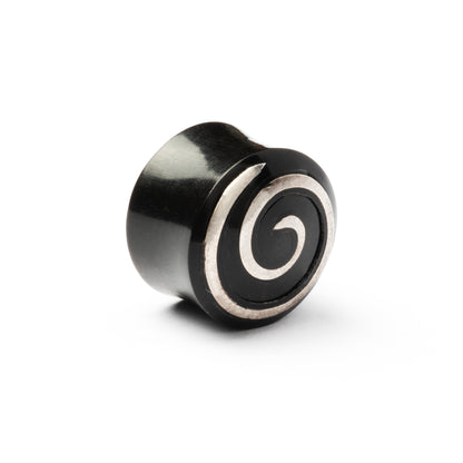 Spiral Horn And Silver Plug