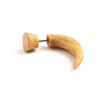 Wood Split Earrings - Pine wood