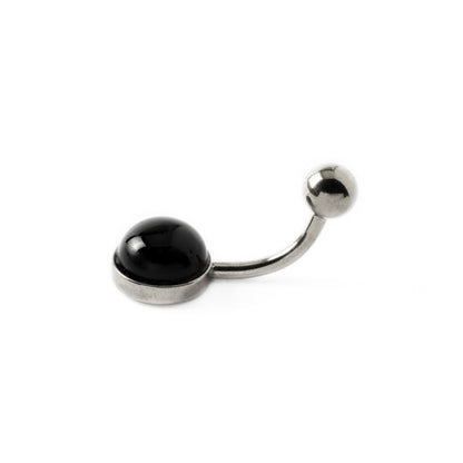 Steel Belly Bar with Onyx side view