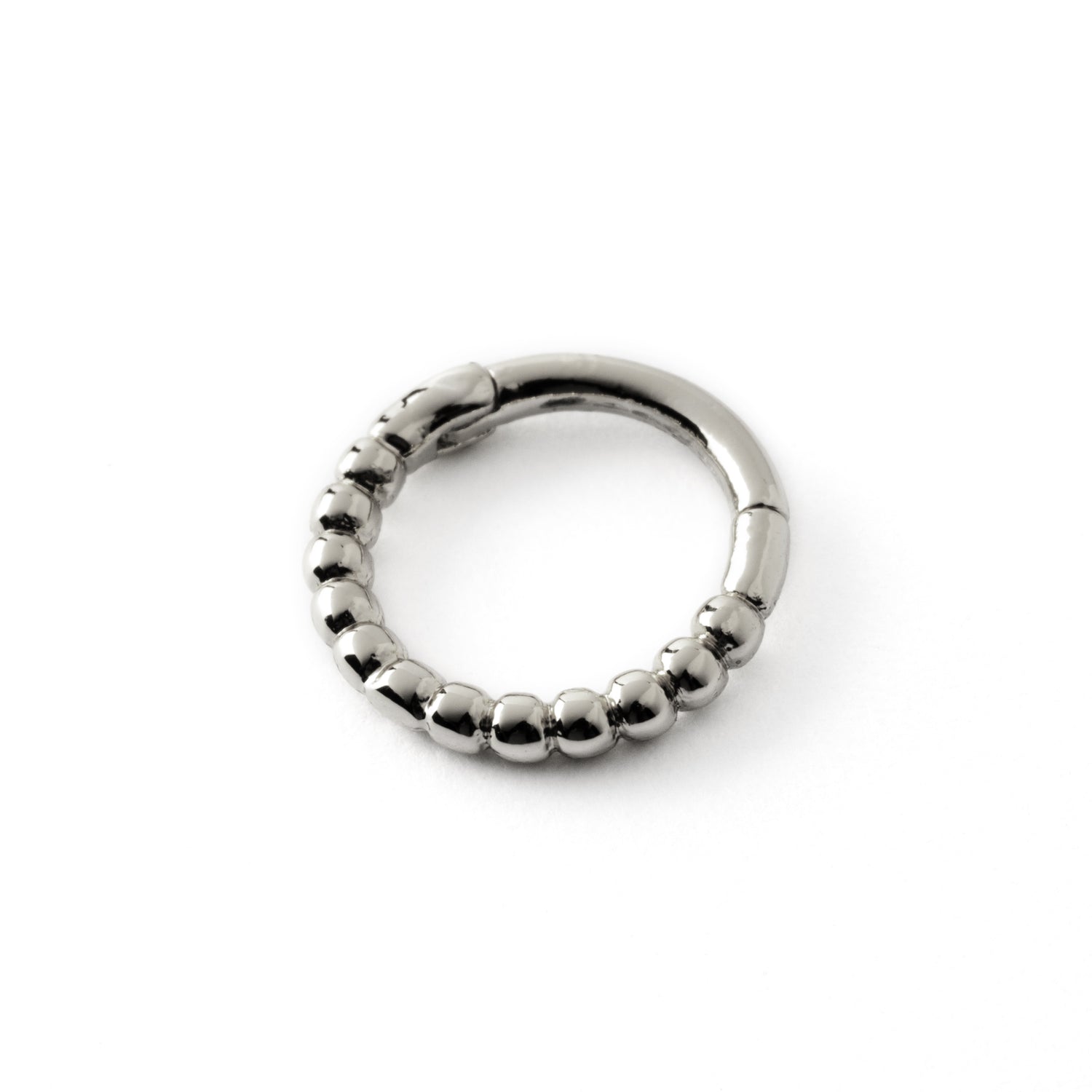 Surgical steel dotted piercing clicker ring 