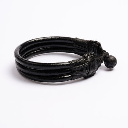 Three Cords Leather Bracelet