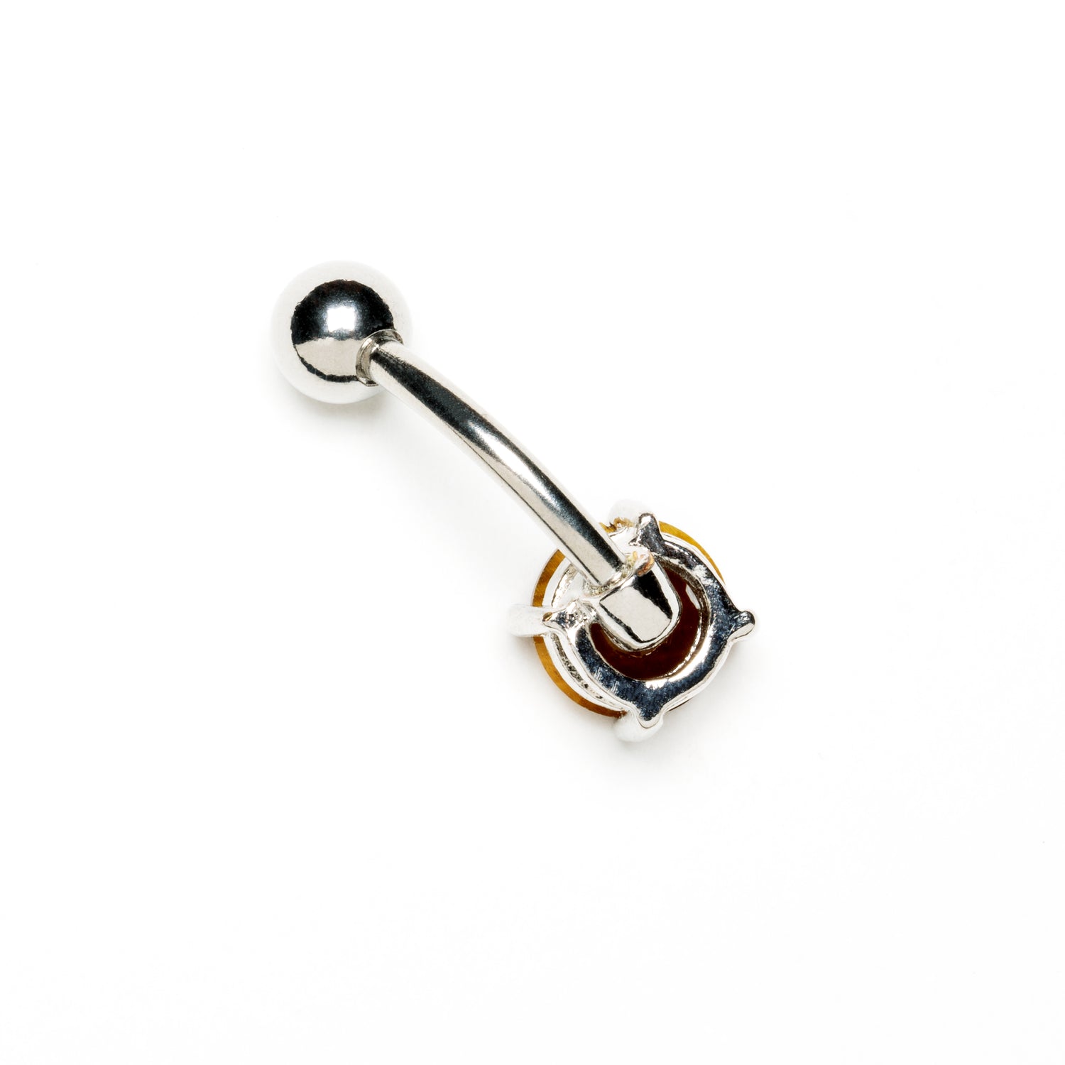 Belly Bar with Tiger Eye back view