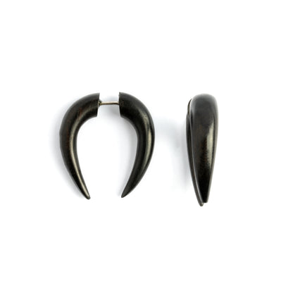 Tikanga Earrings - blackwood