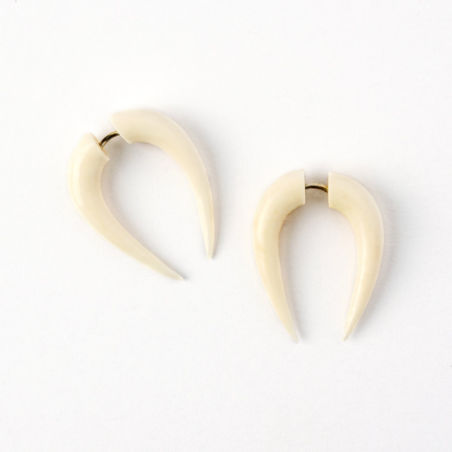 Tikanga Earrings - bone