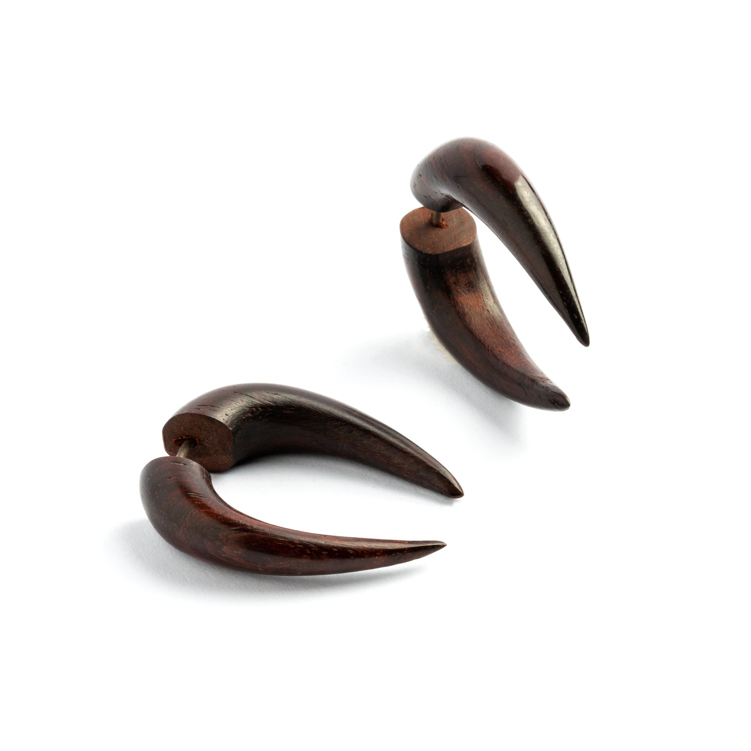 Tikanga Earrings - rosewood