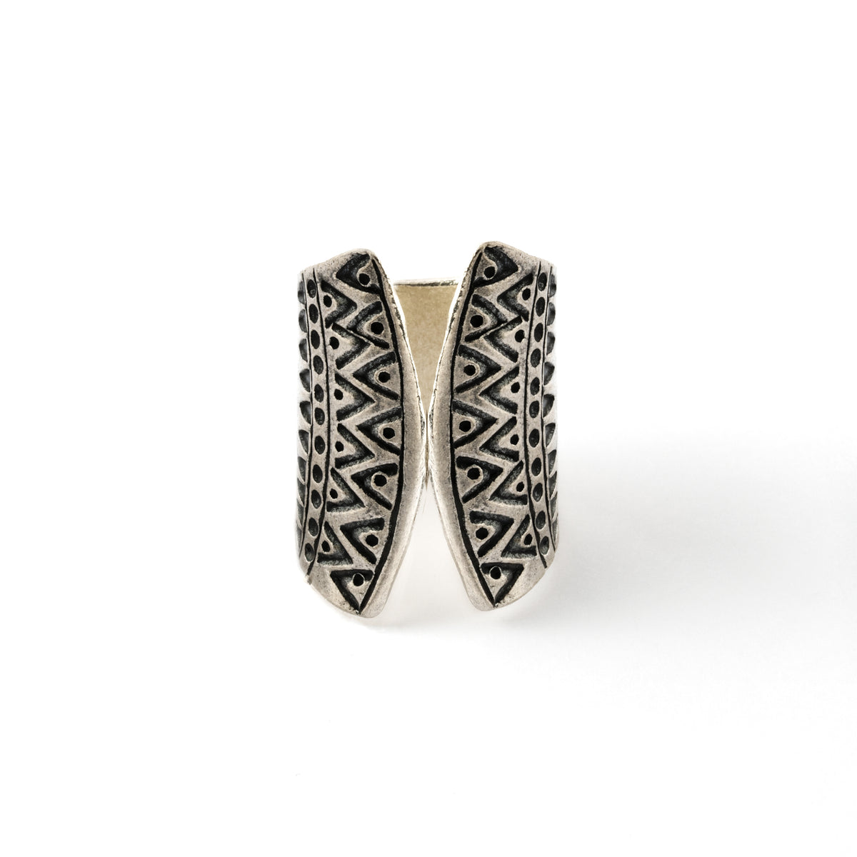 Open Tribal Silver Ring | Tribal Silver Collection - Tribu