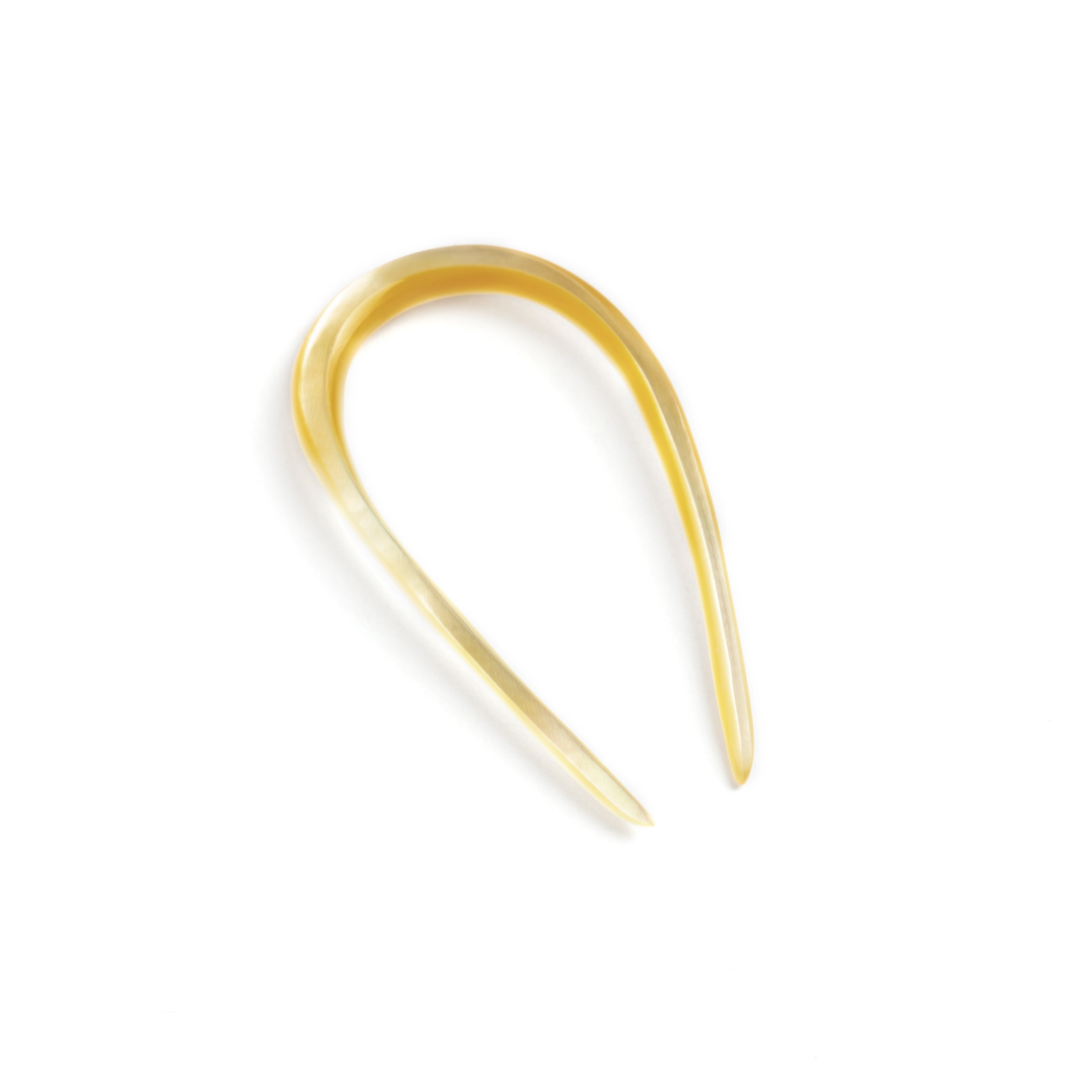 Crochet en forme de fer à cheval en nacre