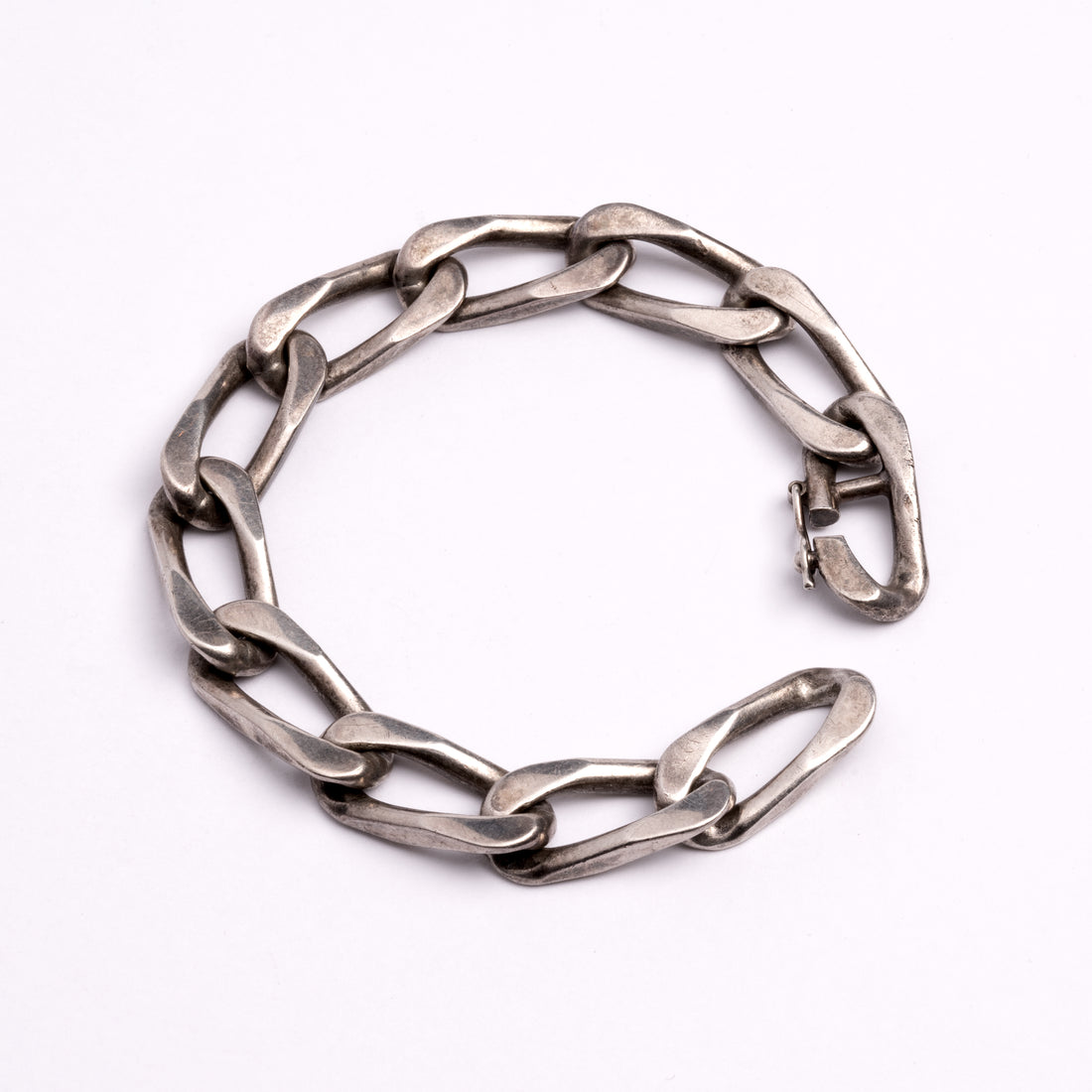 Vintage chunky silver bracelet | Tribu London 