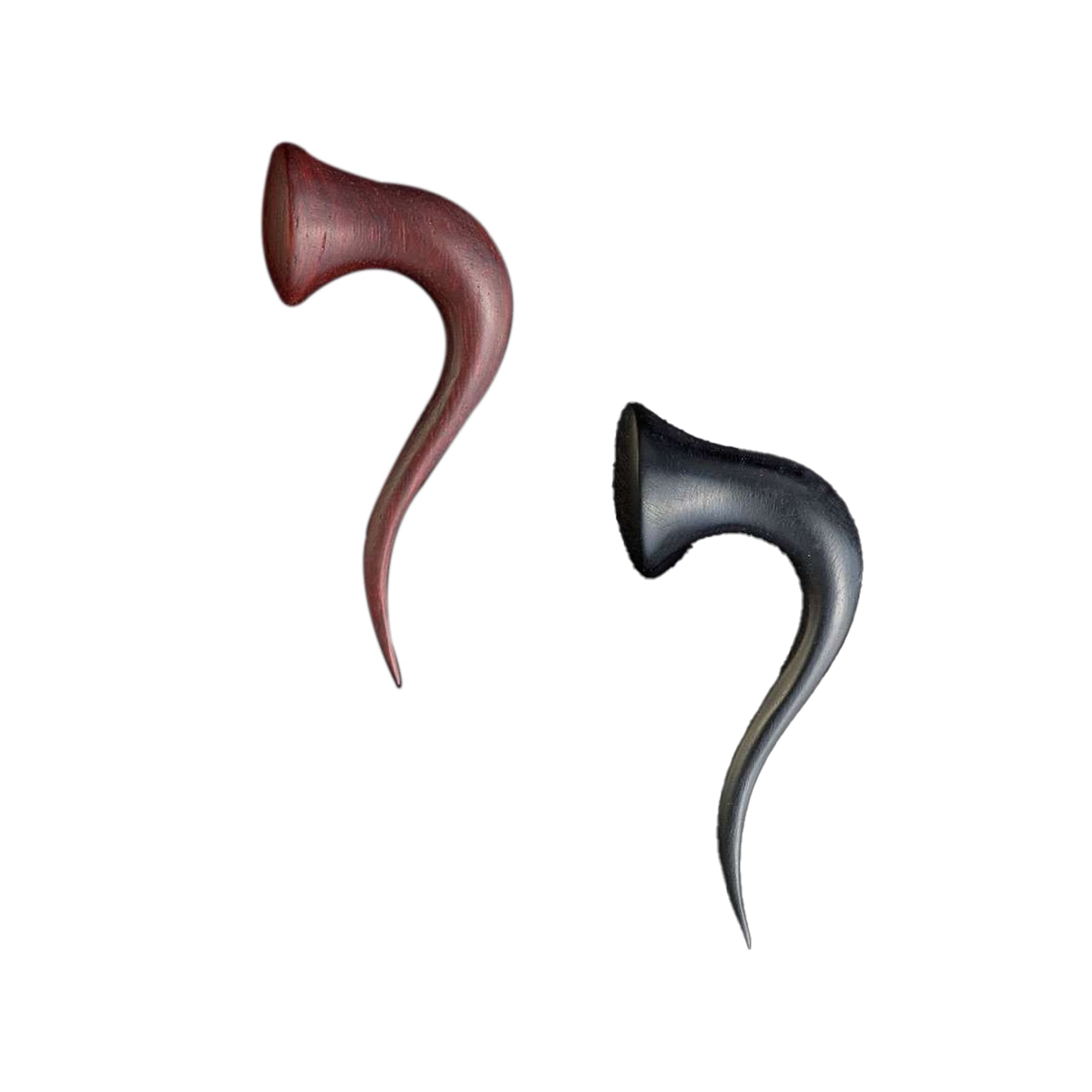 Wood Curvy Hook Stretchers - Blackwood and Rosewood