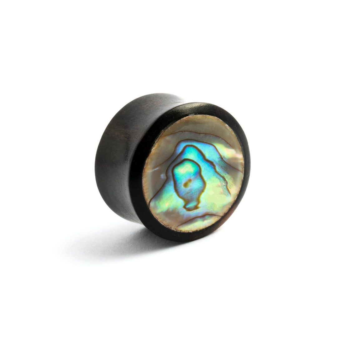 Wood &amp; Paua Shell Plug