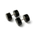 pair of Arang Blackwood fake plugs right front view