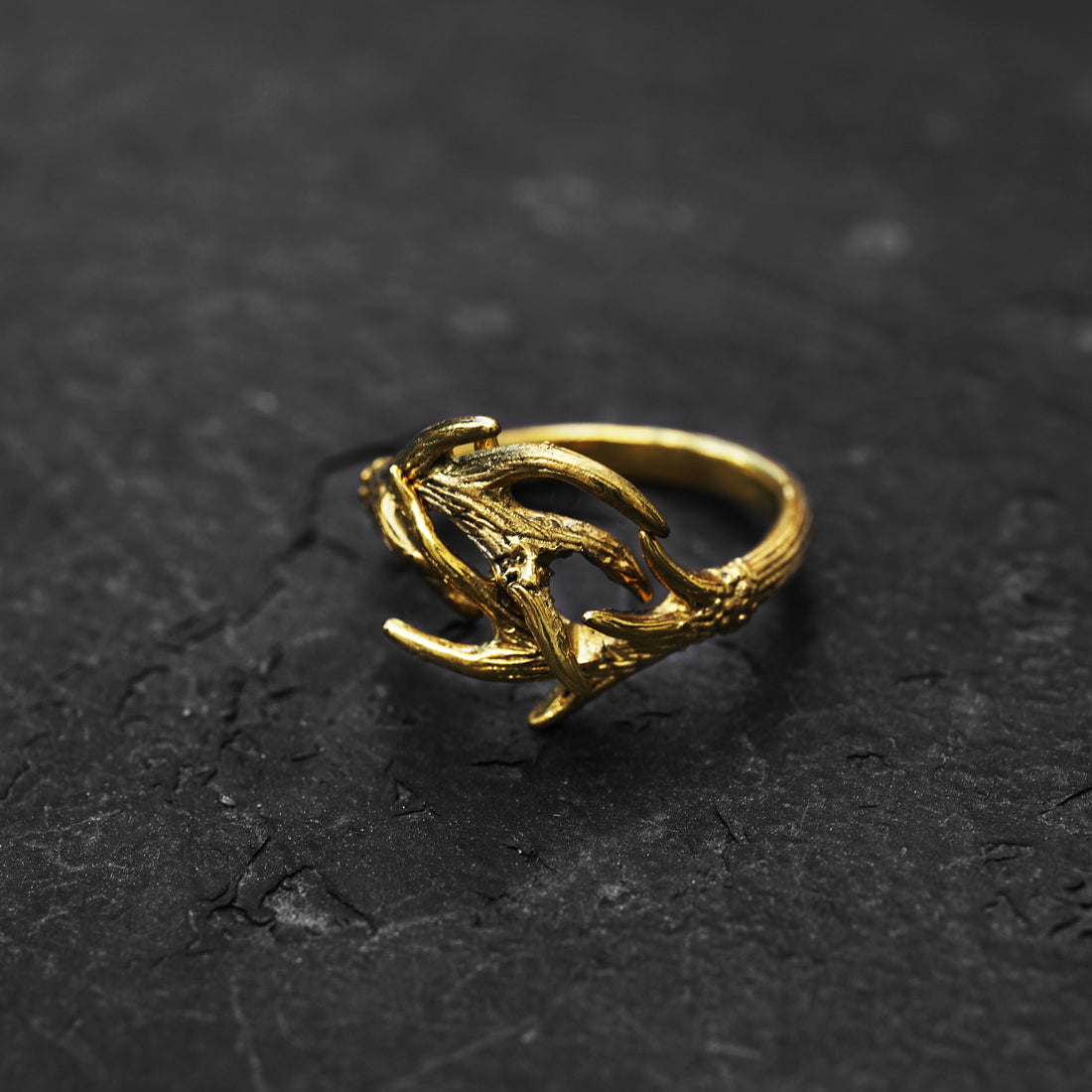 bronze-antler-horn-ring