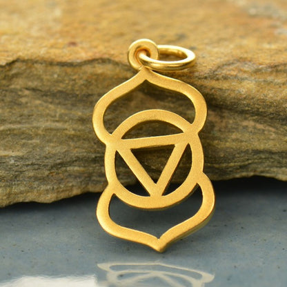Gold Third Eye Chakra Charm