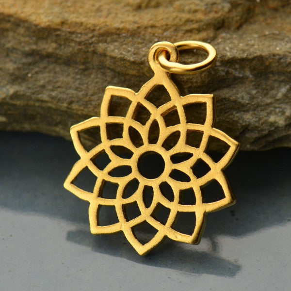 Gold Crown Chakra Charm